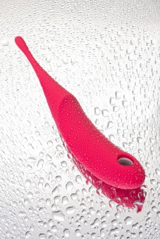 Двухсторонний вакуумный вибростимулятор Satisfyer Twirling Pro малиновый