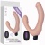 Безремневой страпон с вибрацией и пультом ДУ Rechargeable IJOY Strapless Strap on - 22 см.
