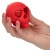 Красный вибромассажер в форме черепа Bone Head Handheld Massager