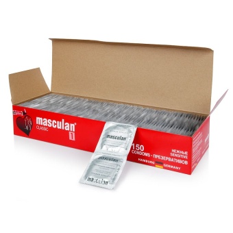 Презервативы нежные Masculan Classic 1 Sensitive - 150 шт