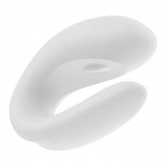 Вибратор для пар с управлением от приложения Satisfyer Double Joy белый