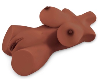 Мастурбатор-торс с грудью, вагиной и попкой PDX Plus Perfect 10 Torso Brown коричневый