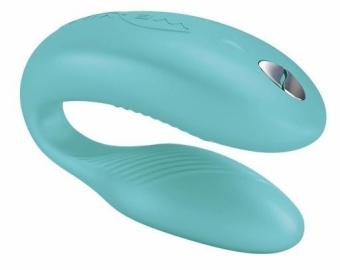 Гибкий вибратор для пар We-Vibe Sync Aqua мятный