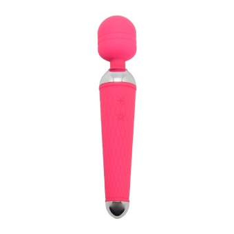 Розовый wand-вибратор Pichile - 20 см.