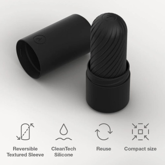 Двухсторонний мастурбатор Arcwave Ghost черный