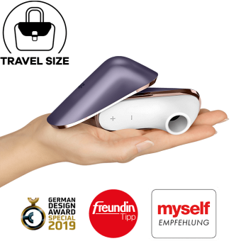 Компактный вакуумный клиторальный стимулятор Satisfyer Pro Traveler