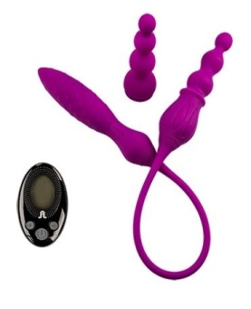 Двойной вибратор 2X Double Vibrator с дистанционным управлением