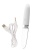 Двусторонний вибратор Orion Straight LED - 17,7 см
