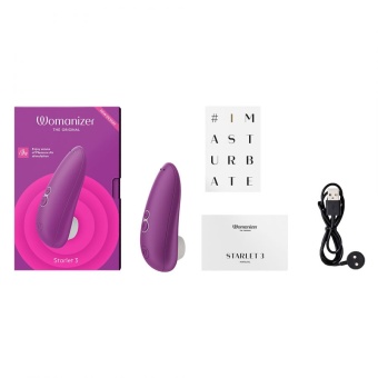 Вакуумный клиторальный стимулятор Womanizer Starlet 3 лиловый
