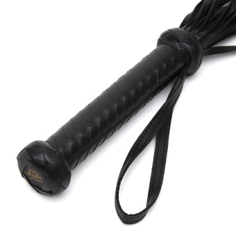 Кожаный флоггер '50 оттенков серого' Bound to You Faux Leather Flogger черный