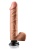 Вибратор с мошонкой на присоске Pipedream Real Feel Deluxe №12 телесный - 35 см