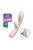 Вибратор с клиторальным стимулятором, приложением и подогревом Satisfyer Hot Lover жемчуг