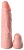 Телесная насадка-удлинитель 1 Inch Silicone X-tension - 17,8 см.