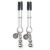 Зажимы на соски '50 оттенков серого' Pinch Adjustable Nipple Clamps