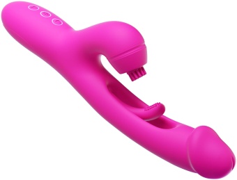 Вибратор-кролик Amovibe G Spot Ultra со стимуляцией зоны G розовый
