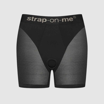 Трусики-шорты для фиксации насадок Strap-on-me Harness Lingerie Halo - size XS