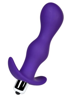 Анальная вибропробка A-Toys Vibro Anal Plug L 14 см фиолетовая