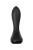 Черная надувная анальная вибровтулка Phoenix - 13,5 см.