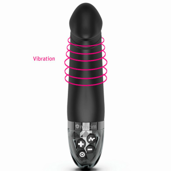 Вибратор с электростимуляцией Mystim Real Deal Neal Black Edition чёрный