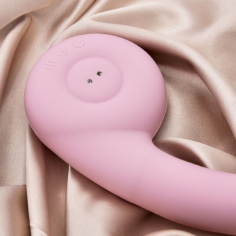 Вибратор с нагревом Youvic Bendable Heating G-Spot розовый