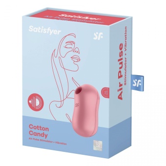 Вакуумный вибростимулятор Satisfyer Cotton Candy розовый