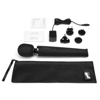 Мощный массажёр с 20 режимами Le Wand Rechargeable чёрный