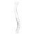 Стеклянный двусторонний фаллоимитатор Glass Pelvic Wand Double Ended прозрачный Стеклянный двусторонний фаллоимитатор Glass Pelvic Wand Double Ended прозрачный