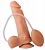 Фаллоимитатор-реалистик с грушей - 19 см.