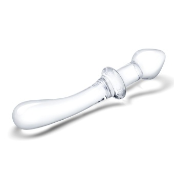 Двусторонний стеклянный фаллоимитатор Glas Classic Handblown