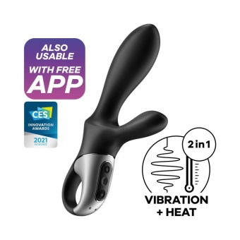Вибратор-кролик Satisfyer Heat Climax + с функцией нагрева и приложением