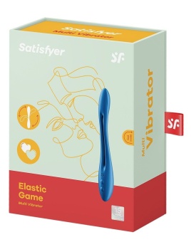 Гибкий вибратор Satisfyer Elastic Game синий