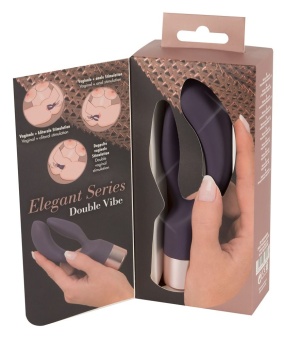 Вибратор для двойной стимуляции Elegant Series Double Vibe