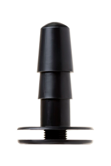 Женский страпон с вагинальной пробкой из неоскина - 18 см.