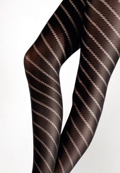 Фантазийные колготки с рисунком в виде спирали