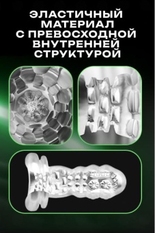Мастурбатор Amovibe Warrior с массажными бусинами