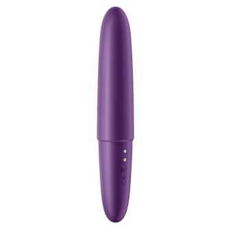 Вибропуля Saisfyer Ultra Power Bullet 6 с округлым кончиком фиолетовая