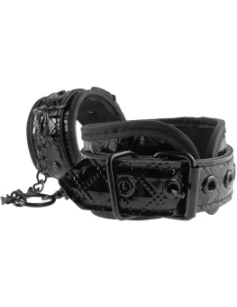 Наручники на цепочке Couture Cuffs чёрные