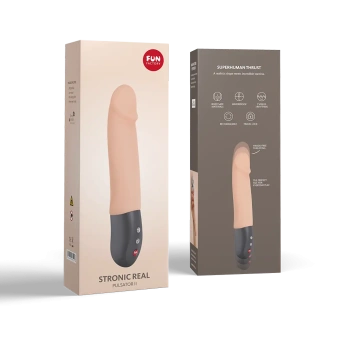 Реалистичный пульсатор Fun Factory STRONIC REAL телесный
