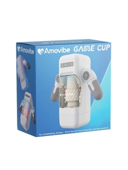 Робот-мастурбатор в форме джойстика Amovibe Game Cup белый