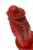 Силиконовый вибратор Monster Saur - 20 см.