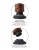 Коричневый вибратор-гигант со съёмной присоской 10  Vibrating Cock with Balls - 25,4 см.