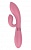 Розовый вибратор-кролик Indeep Juna - 21,5 см.