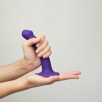 Фаллоимитатор Strap-On-Me Dildo Dual Density Semi-Realistic S 14,7 см фиолетовый
