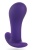 Анальная пробка с загнутым кончиком Fun Factory Bootie Small Anal Toy фиолетовая