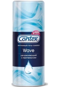 Гель-смазка на водной основе с пантенолом Contex Plus Wave - 100 мл.