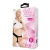 Телесный женский вибрострапон на ремешках с проводным пультом Телесный женский вибрострапон на ремешках с проводным пультом