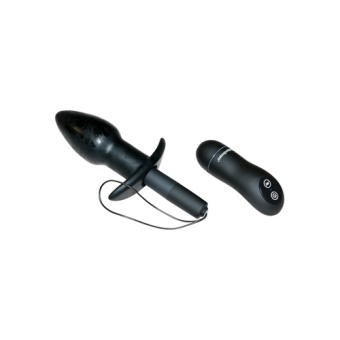 Анальная вибропробка с дистанционным пультом Pipedream Anal Fantasy Collection Remote Control Silicone Plug черная