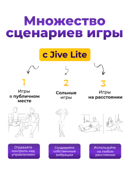 Вибратор We-Vibe Jive Lite с дистанционным управлением фиолетовый