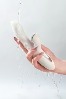 Вибратор с вакуумной стимуляцией клитора Satisfyer Pro G-Spot Rabbit - 22 см