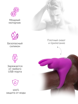 Эрекционное колечко Happy Rabbit Cock Ring Kit с сумочкой для хранения